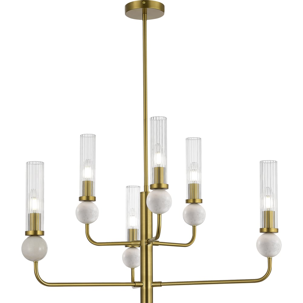 Светильник подвесной ST-Luce латунь/прозрачный E1х40W ST luce SL1244.303.06