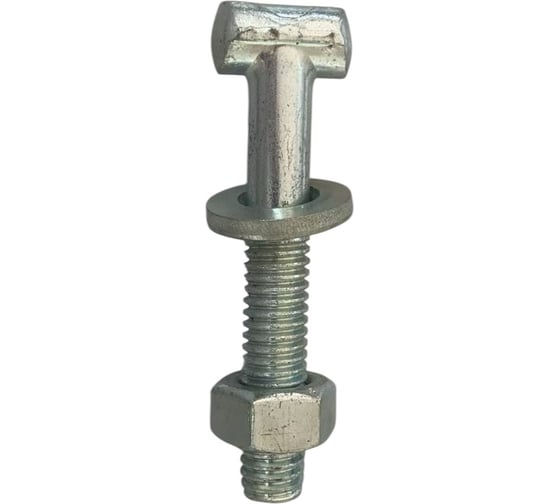 Изображение товара Болт Т-образный оцинкованный ВЕРШИНА ГРИН (с гайкой, шайбой) 250 шт/мешок РВ100
