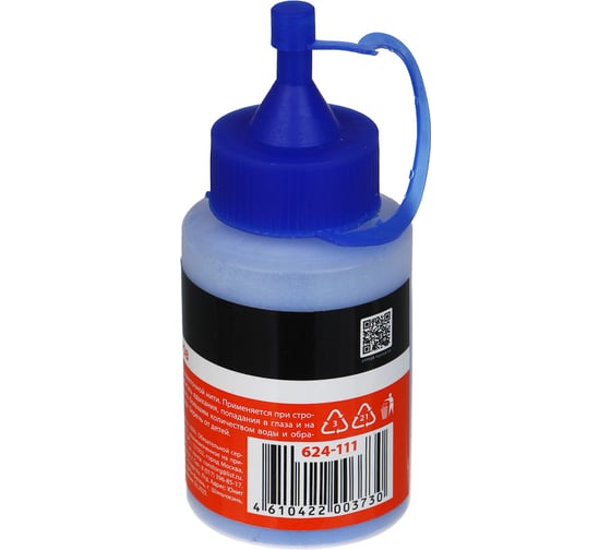 Изображение товара Краска для разметочных шнуров ЕРМАК синяя, 50г 624-111