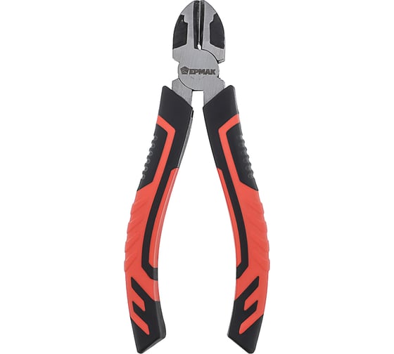 Изображение товара Бокорезы комбинированные ЕРМАК двухкомпонентные рукоятки, 45 сталь, 160мм 719-125