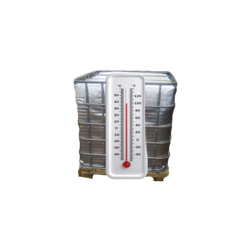 Изображение товара Еврокуб BigTara 1000 л, с подогревом, 2 тэна и утеплением (поддон металл/пластик ref) CN451R