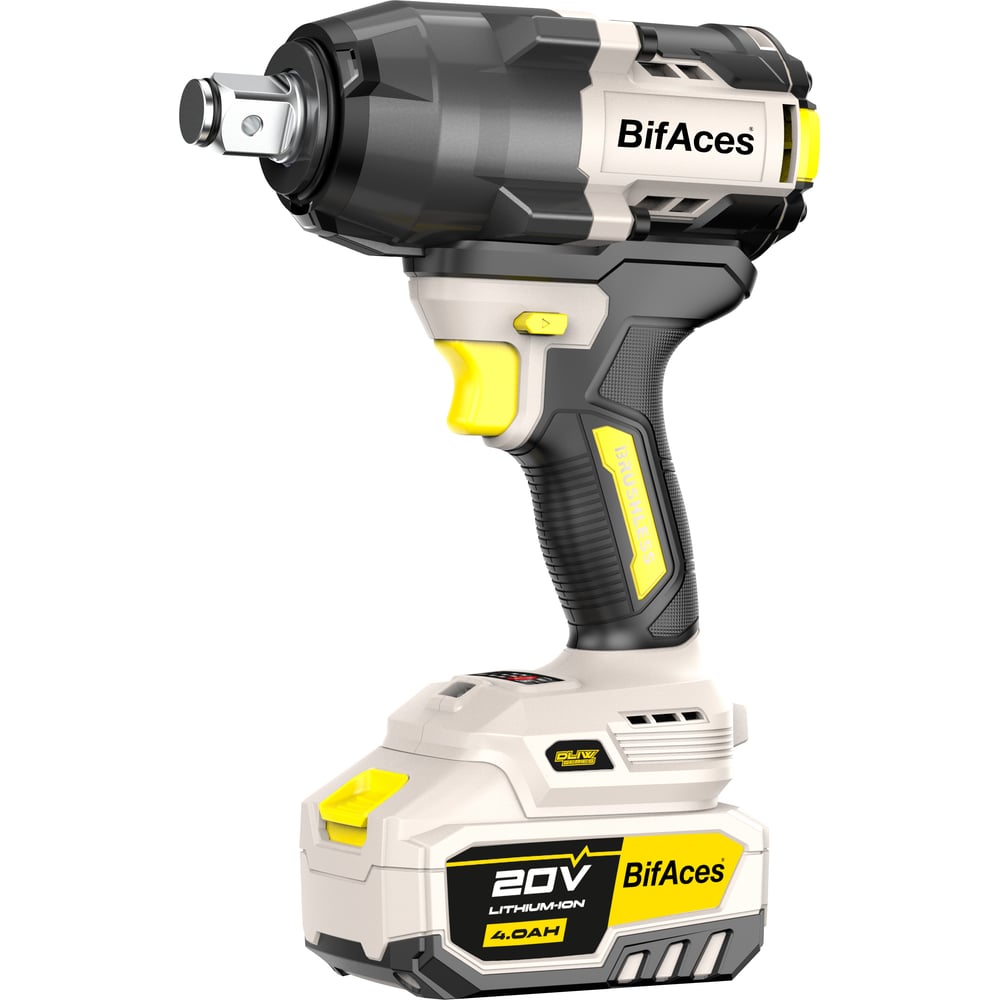 Изображение товара Аккумуляторный гайковерт BifAces DLIW-40-1000 профессиональный 20В