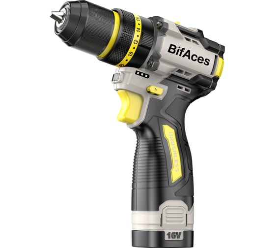 Изображение товара Аккумуляторная ударная дрель-шуруповерт BifAces DLID-16