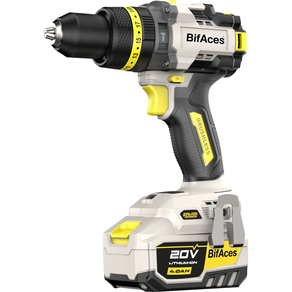 Изображение товара Аккумуляторная ударная дрель-шуруповерт BifAces DLID-40, профессиональная