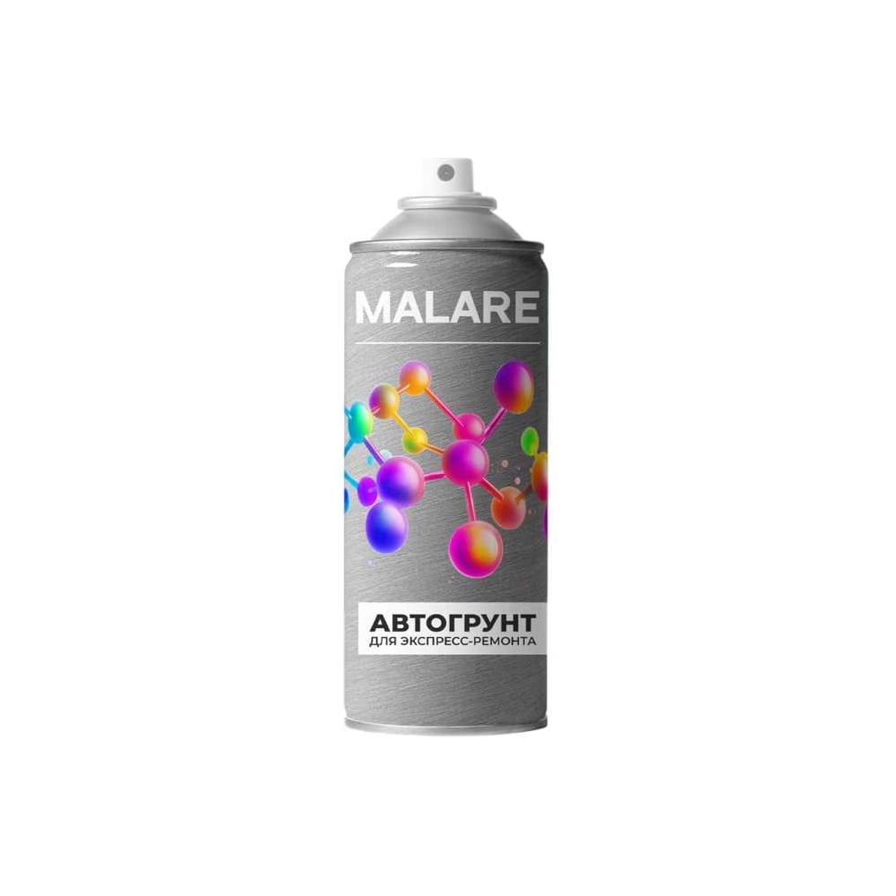 Изображение товара Аэрозольный акриловый автогрунт MALARE RAL 6005 зелёный мох 520 мл