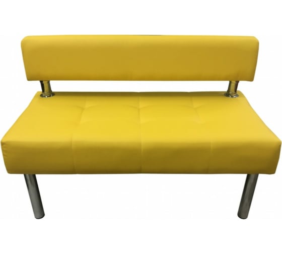 Изображение товара Секция дивана Мягкий офис Сатурн двухместная желтая СТР601ЖЛТ