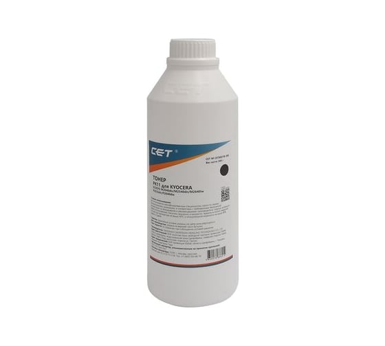 Изображение товара Тонер CET PK11 8857B-300 черный бутылка 300гр. Kyocera Ecosys M2135dn/2735dw/2040dn/2640idw/P2235 2130247
