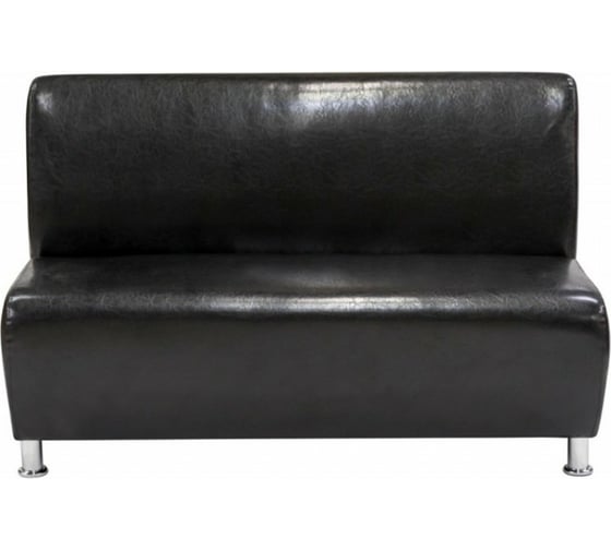 Изображение товара Секция дивана Мягкий офис Классик двухместная черная КЛ602ЧН