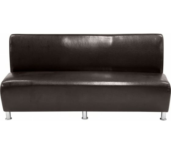 Изображение товара Секция дивана Мягкий офис Классик трехместная шоколадная КЛ702ШК