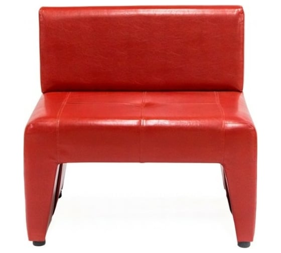 Изображение товара Диван Мягкий офис Ритм одноместный красный РТ102КР