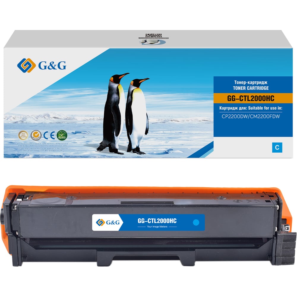 Изображение товара Картридж лазерный G&G GG-CTL2000HC голубой для Pantum