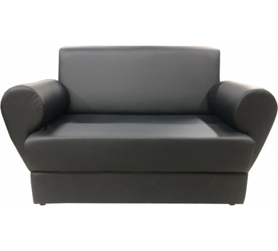 Изображение товара Диван Мягкий офис Кардинал двухместный черный КРД201ЧН