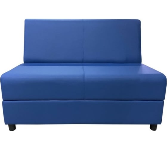 Изображение товара Секция дивана Мягкий офис Кардинал двухместная синяя КРД601СН