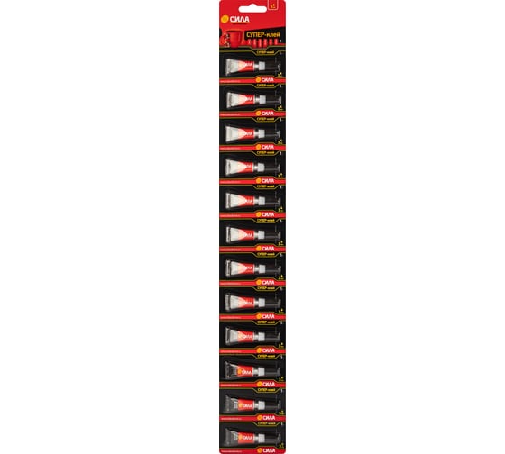 Изображение товара Супер-клей СИЛА SSBL12-1, 1 гр, лента BL-12, Б0034921