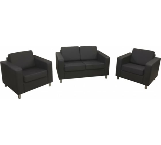 Изображение товара Комплект Мягкий офис Артур черный КОМАРТ401ЧН