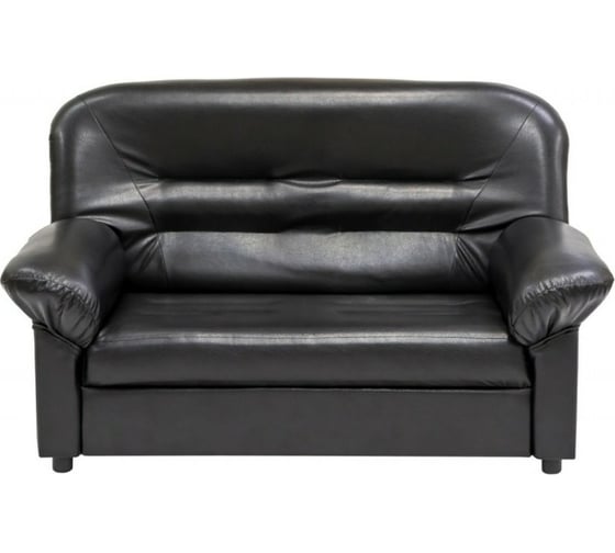 Изображение товара Диван Мягкий офис двухместный черный МО203ЧН