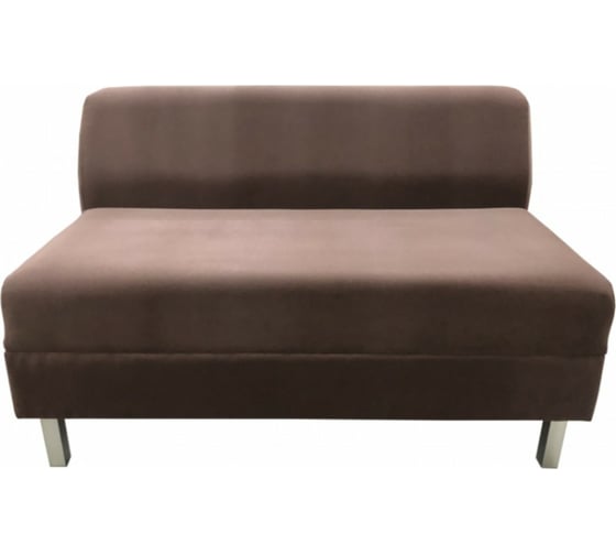 Изображение товара Секция дивана Мягкий офис Флагман двухместная коричневая ФЛ610КОР