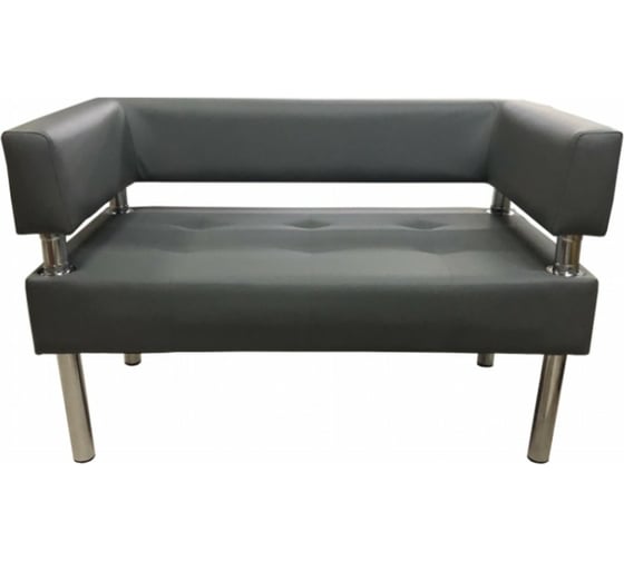 Изображение товара Диван Мягкий офис Сатурн двухместный серый СТР201СР