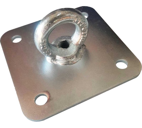 Изображение товара Потолочный кронштейн-подвес Левша квадратный 120х120х4, цинк У5-2100.Ц