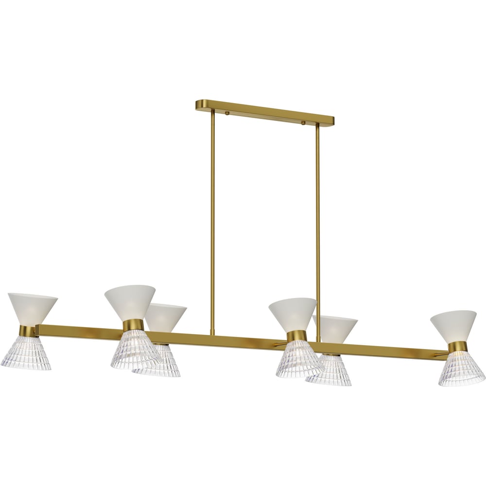 Изображение товара Подвесной светильник ST LUCE коллекции SPIRIT светодиодный G9 12 ламп латунь стекло