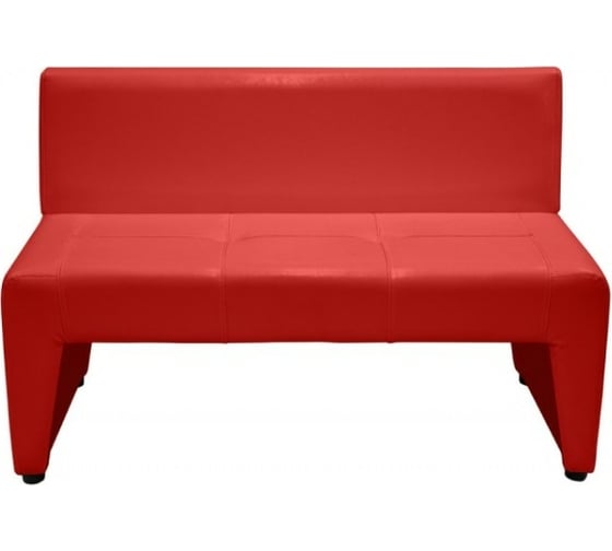 Изображение товара Диван Мягкий офис Ритм двухместный красный РТ201КР