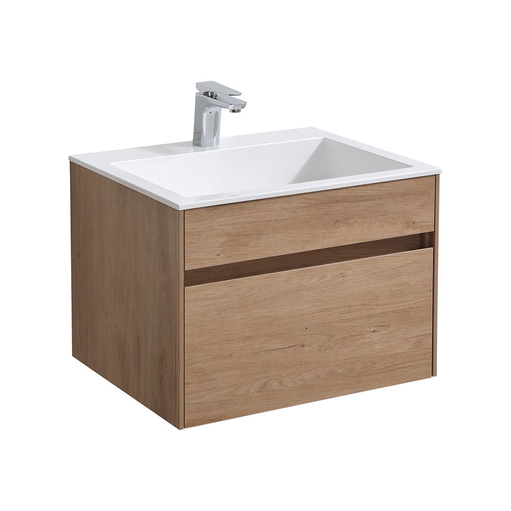 Изображение товара База под раковину VINCEA Chiara 600 с одним ящиком soft-close и современным дизайном