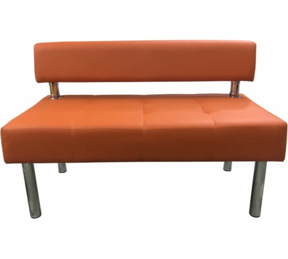 Изображение товара Секция дивана Мягкий офис Сатурн двухместная оранжевая СТР601ОР