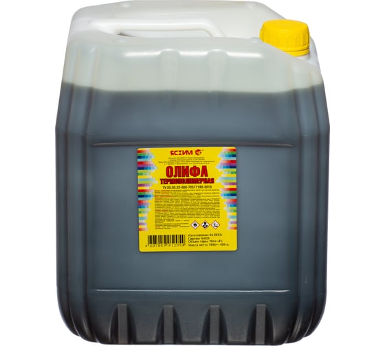 Изображение товара Олифа термополимерная ЯСХИМ, канистра 10 л. 4607059912054