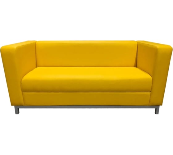 Изображение товара Диван Мягкий офис Аполлон двухместный желтый АПЛ201ЖЛТ