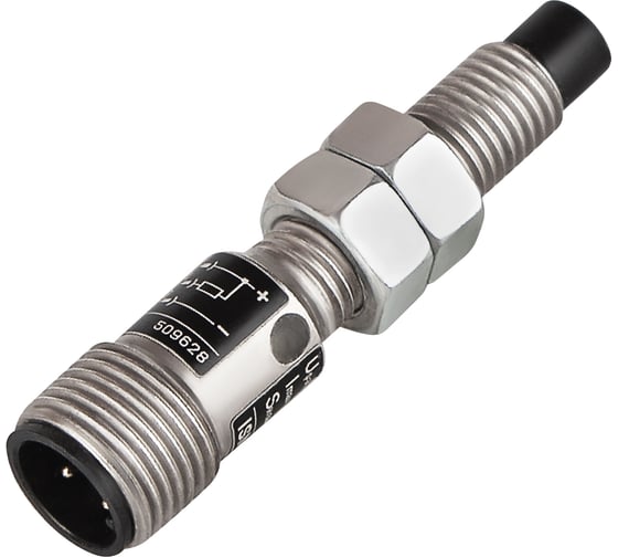 Изображение товара Индуктивный датчик ТЕКО ISN FC13B-31N-3,5-LS4, Sn=3,5мм, корпус М8x1 Латунь не заподлицо, 10 ... 30 DC, NPN NO, IP67, подключение разъем 00-00025904