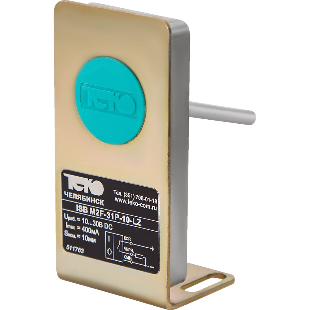 Изображение товара Индуктивный датчик ТЕКО ISB M2F 31P 10 LZ с корпусом из нержавеющей стали и степенью IP67