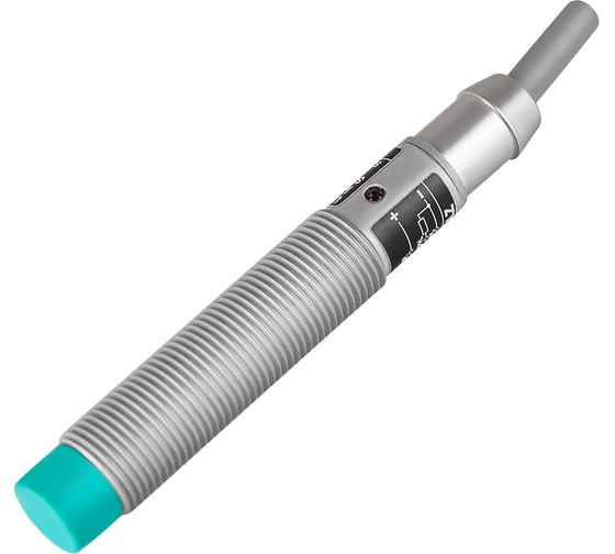 Изображение товара Индуктивный датчик ТЕКО ISN EF2A-31P-4-LZ-C, Sn=4мм, корпус М12x1 Алюминий не заподлицо, 10 ... 30 DC, PNP NO, IP67, подключение кабель 00-00025658