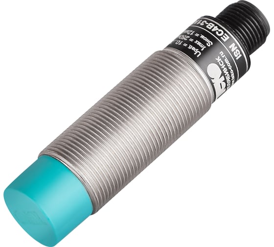 Изображение товара Индуктивный датчик ТЕКО ISN EC4B-43P-12-LZS4, Sn=12мм, корпус М18x1 Латунь не заподлицо, 10 ... 30 DC, PNP NO/NC, IP67, подключение разъем 00-00068702