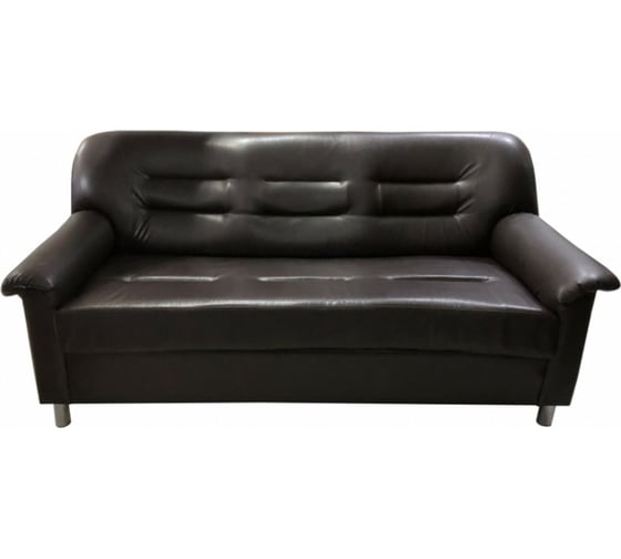 Изображение товара Диван Мягкий офис трехместный коричневый МО303ШК