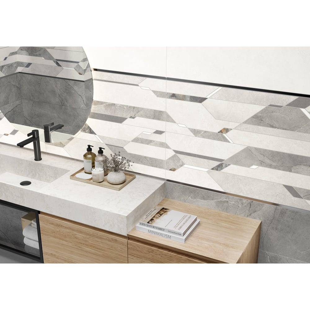 Изображение товара Облицовочная плитка AlmaCeramica Anturin 300x900 мм многоцветная матывая