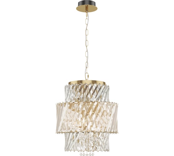 Изображение товара Светильник подвесной ST LUCE латунь/прозрачный E14 4*40W SL6138.303.04