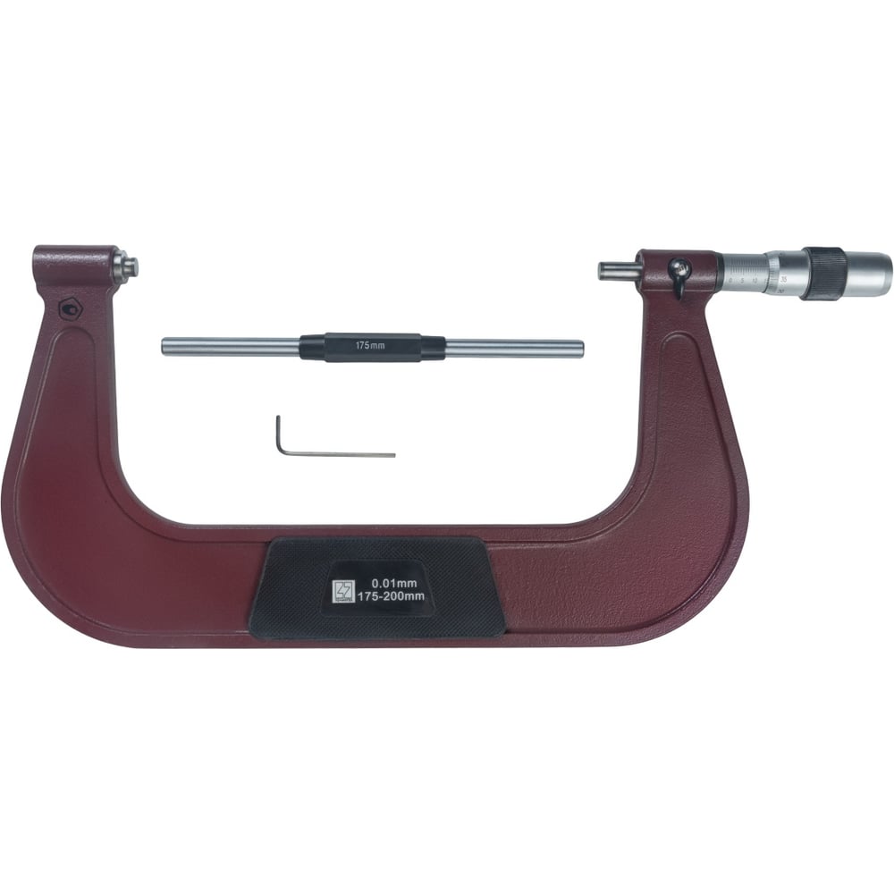 Изображение товара Микрометр ТОЧИНТЕХ МК 200-0.01 с госреестром точность до 200 мм