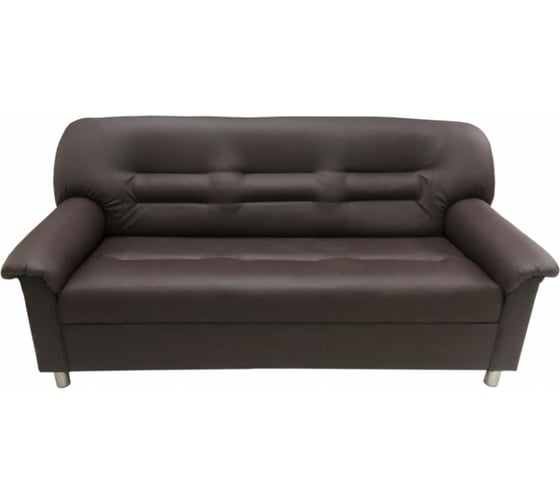 Изображение товара Диван Мягкий офис с механизмом трехместный шоколадный МО301ШК_MH