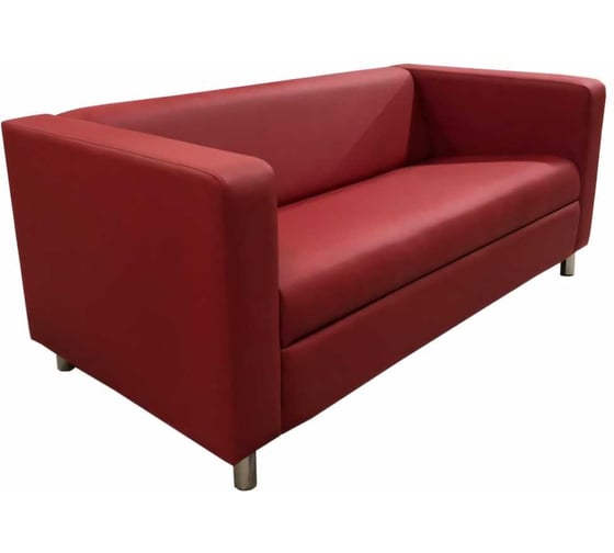 Изображение товара Диван Мягкий офис Аполло двухместный красный АП201КР