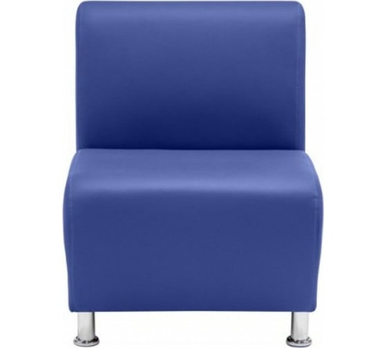 Изображение товара Секция дивана Мягкий офис Классик одноместная синяя КЛ501СН