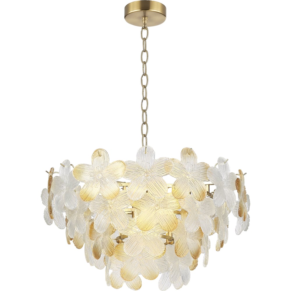 Изображение товара Подвесной светильник ST LUCE SL6240.203.12 модерн янтарь золото 12 ламп