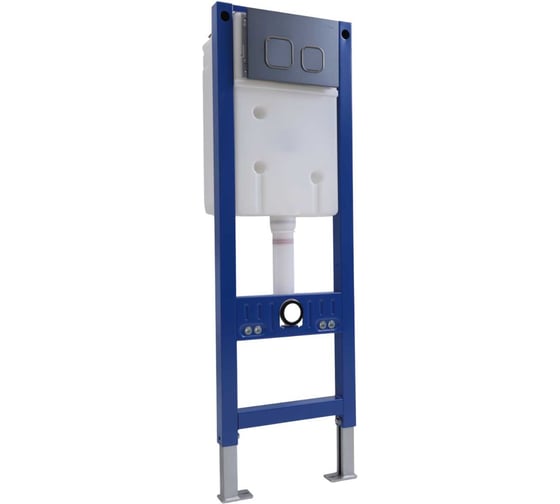 Изображение товара Комплект инсталляция Alcora Grant SLIM с кнопкой GREY для подвесного унитаза SLIM3547GREY