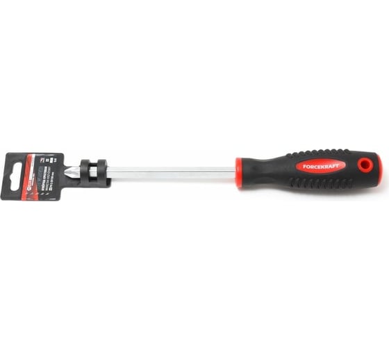 Изображение товара Крестовая отвертка FORCEKRAFT силовая магнитная "Profi" S2 PH 4.0х200 мм, 28213 FK-70240200