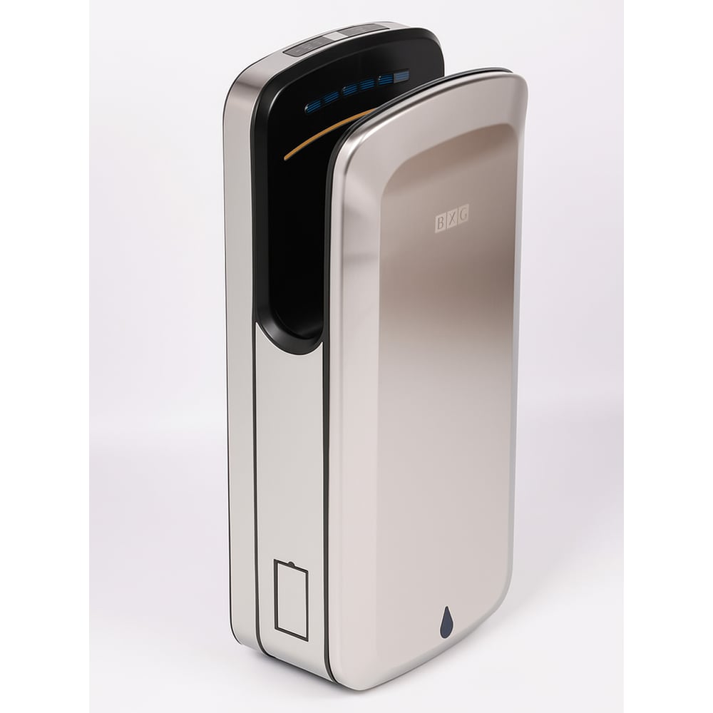 Изображение товара Электросушилка для рук BXG -JET-7200А UV с сенсором и УФ-обеззараживание
