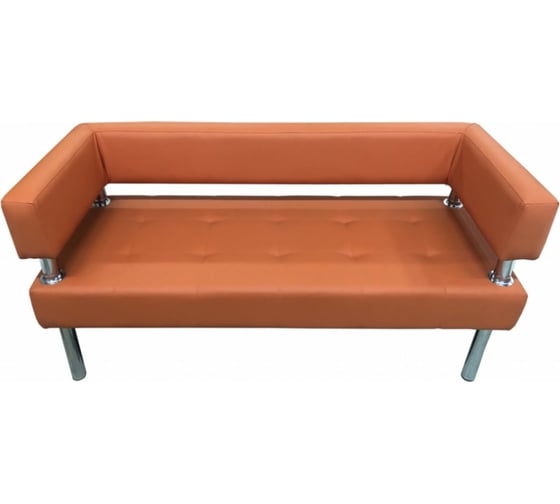 Изображение товара Диван Мягкий офис Сатурн трехместный оранжевый СТР301ОР