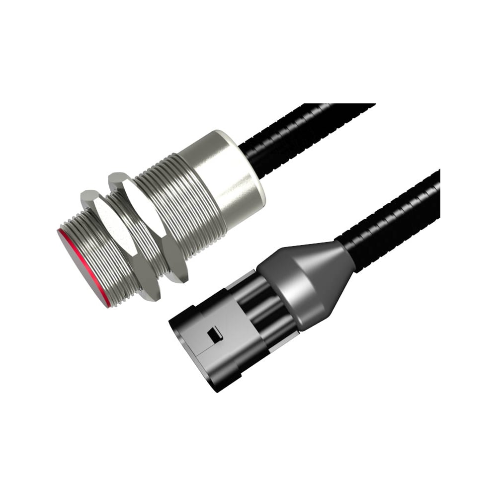 Изображение товара Бесконтактный индуктивный выключатель И25-NC-PNP-P3A.3-ПГ-HT-Y10 с гофро-трубой