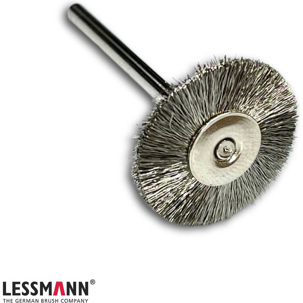 Изображение товара Щетка цилиндрическая гофрированная миниатюрная Lessmann 19 нержавеющая сталь