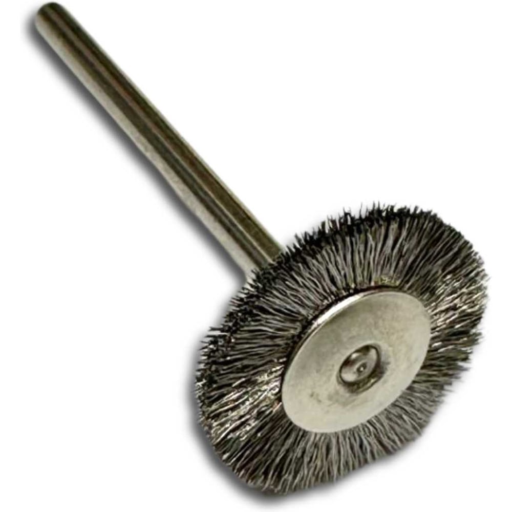 Изображение товара Щетка цилиндрическая гофрированная миниатюрная Lessmann 19 нержавеющая сталь