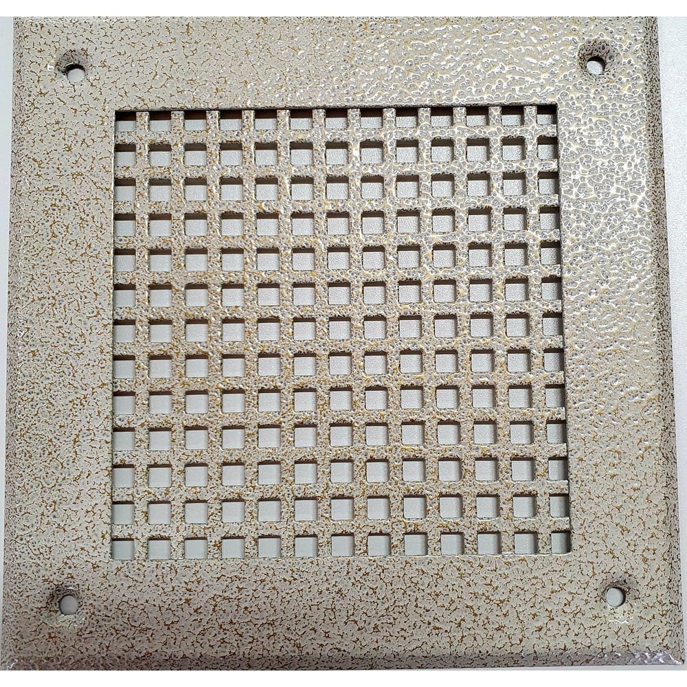 Изображение товара Вентиляционная решетка металлическая на саморезах 210x210 мм