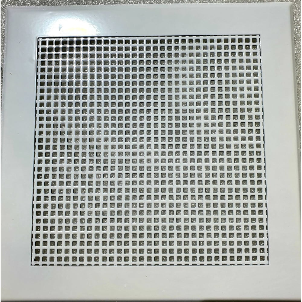 Изображение товара Металлическая вентиляционная решетка на саморезах 100x100 мм Вентмаркет